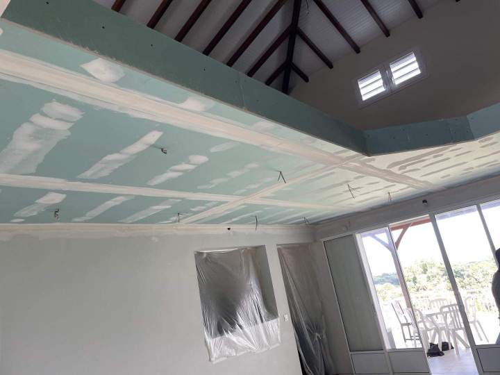 Pose de plaque de plâtre Martinique